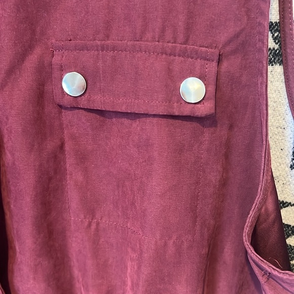 Entro Plus Size Utility Womens Vest Aztec Ikat Tribal Print Knit Back Pocket 1XL - Picture 8 of 16